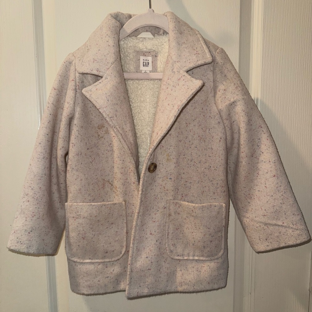 GAP Kids Lined Confetti Speckled Coat